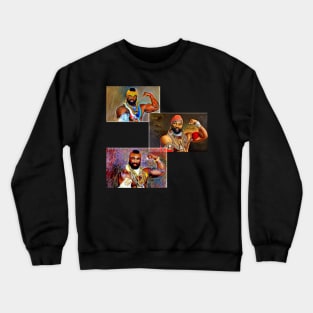 Mr. T Flexing Oilpaint designs Crewneck Sweatshirt